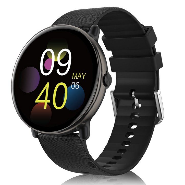 한정특가Wapik 와피크 블루투스 통화 스마트워치 Y6 AMOLED AOD기능, 블랙, 36mm, GPS 블루투스 한정특가Wapik 와피크 블루투스 통화 스마트워치 Y6 AMOLED AOD기능, 블랙, 36mm, GPS 블루투스