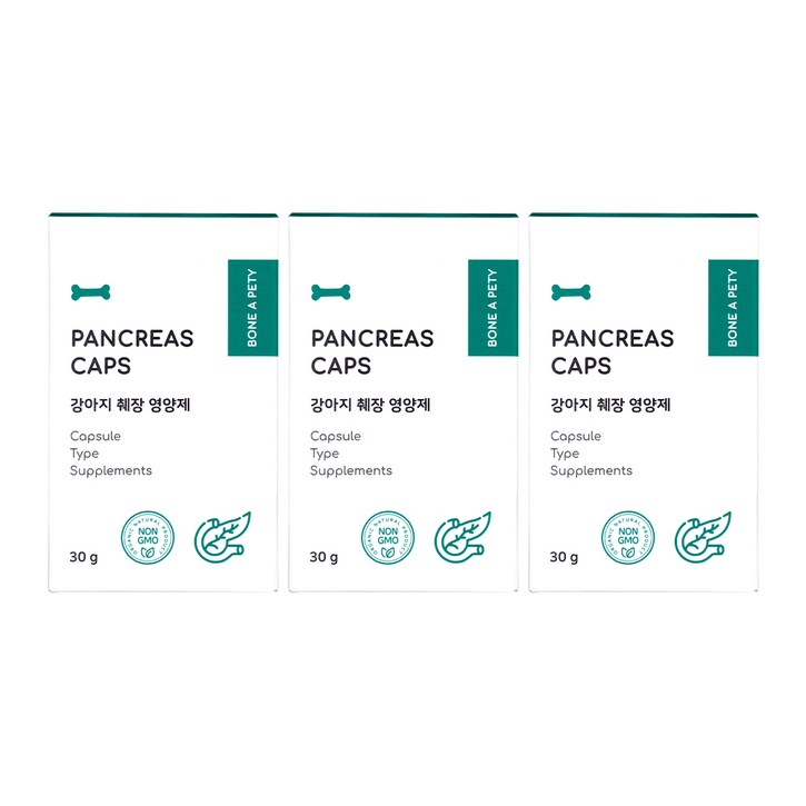 본아페티 브레스캡스 강아지 영양제, 소화기능췌장개선, 3개