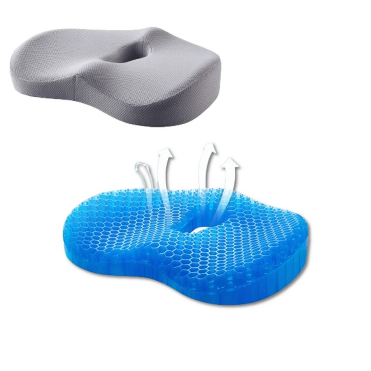 Frokom 무중력 압력분산 쿨 방석 실리콘 벌집 젤리 쿠션  사계절 커버 세트
