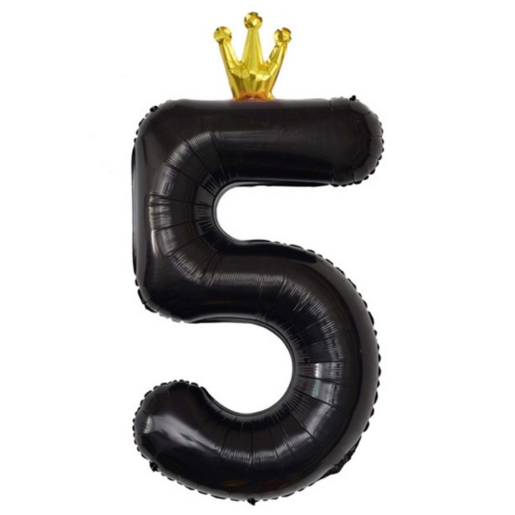 이벤트홀릭 초대형 왕관 숫자은박풍선