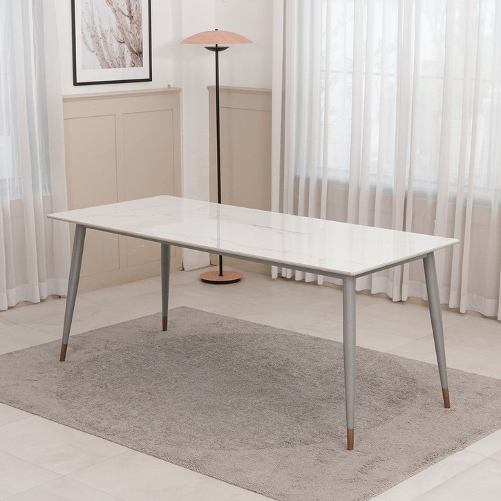 메종플렌느 포세린 세라믹 식탁 테이블 6인용 1800mm 다이닝