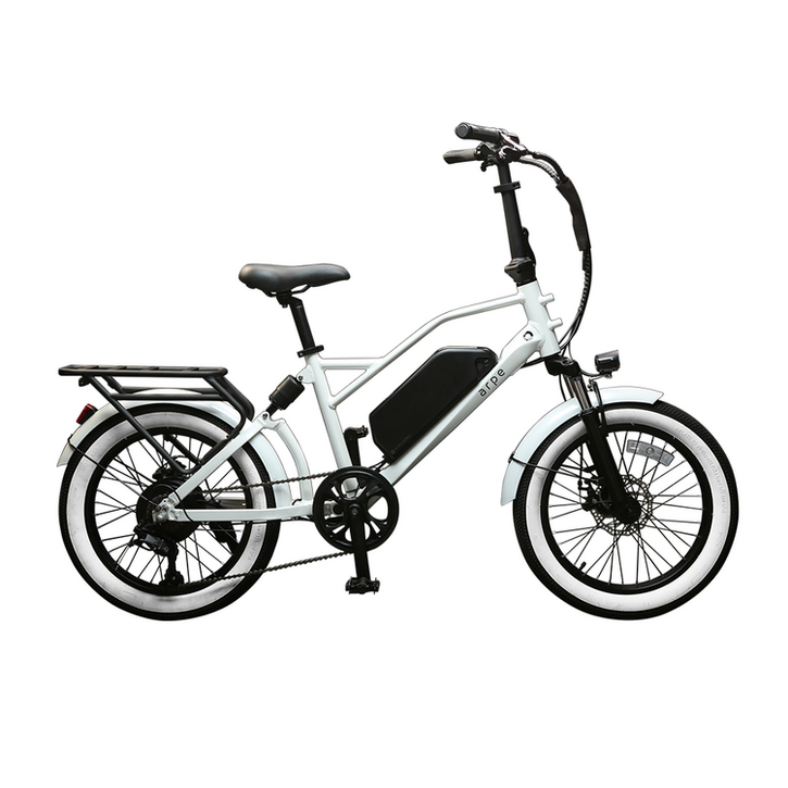 고출력 PAS전용 삼성배터리 아르페 전기자전거 20Ah 화이트 20인치 완조립퀵 [바구니 증정 선착순]