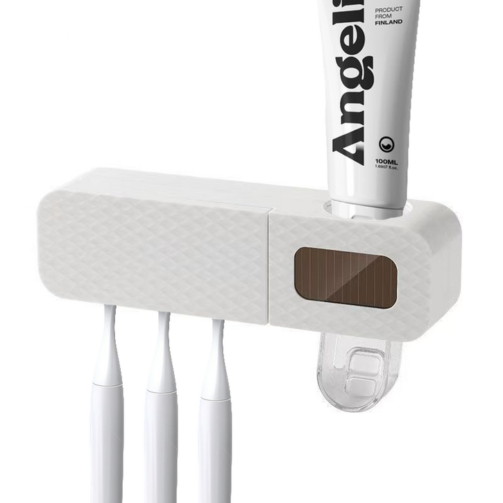 HULULU 가정용 자동 UV 무선 칫솔살균기 건조기 소독기, 화이트