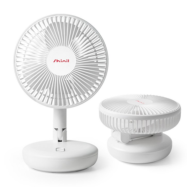 신상품 신일 접이식 탁상용 선풍기 무선 자동회전