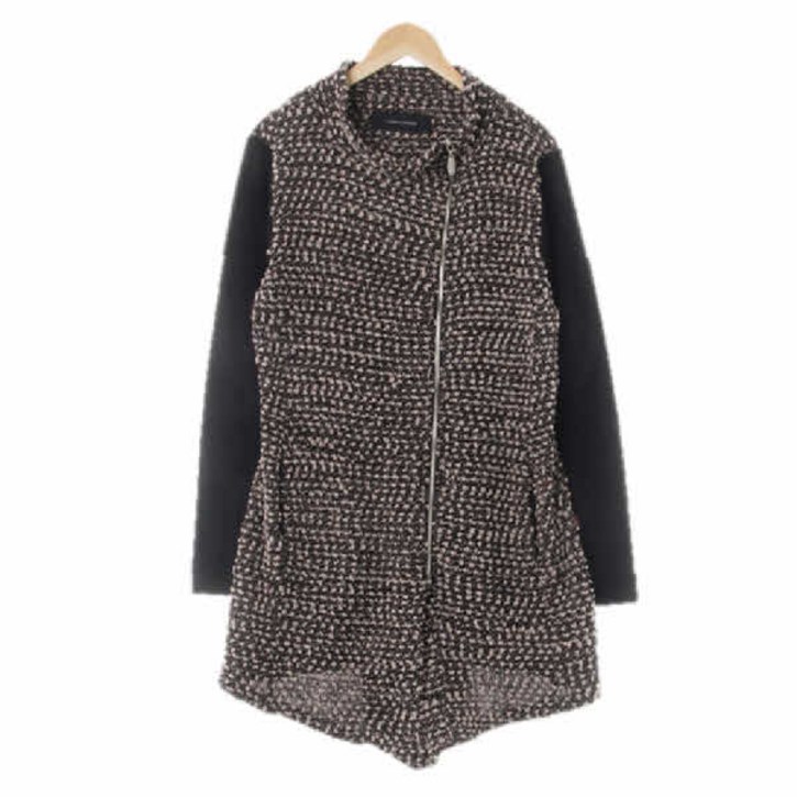 5749 코데즈컴바인 블랙베이지 사선니트롱반짝이원피스