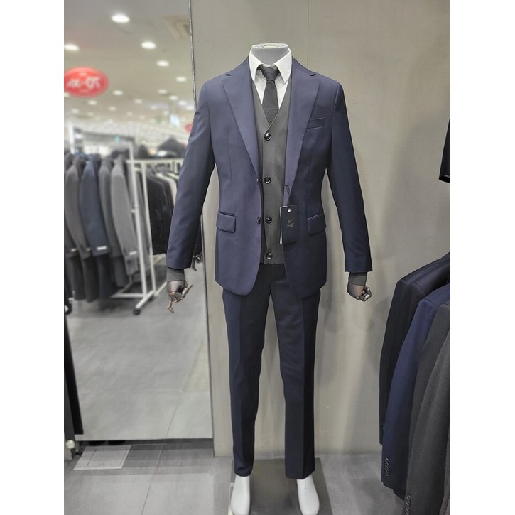 본 BN4FJA020NY_YS 기 봄 가을 여름 솔리드 다크네이비 기핏 카마치아 정장세트 2630244