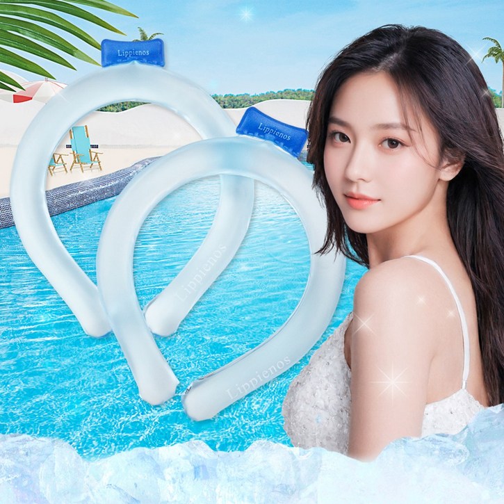 리피에노스 11 여름 넥쿨러 아이스 쿨스카프 넥밴드, 2개