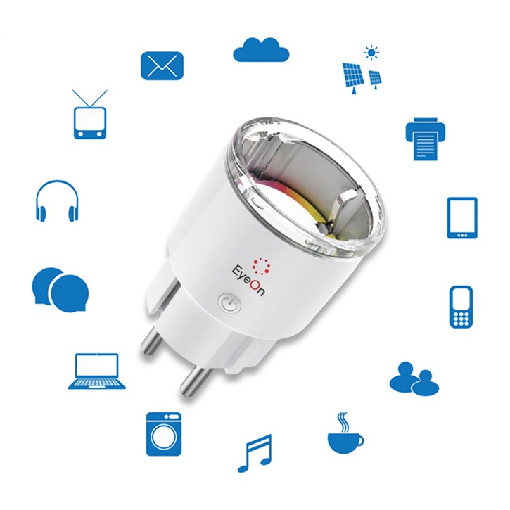 아이온 IOT 스마트플러그 wifi 원격제어 음성제어 타이머 에너지모니터링 AI 콘센트, 1개