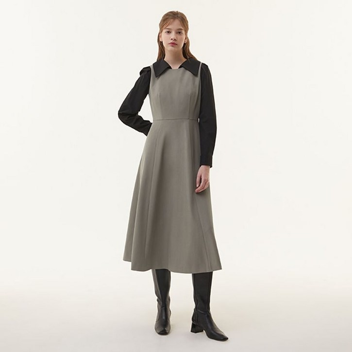 플라스틱아일랜드 핏앤플레어 원피스 PQ3WO932