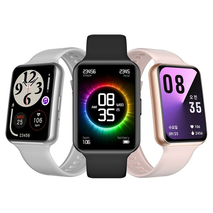 코아코리아 티니2 TINI2 스마트워치형 스마트밴드 Smart Band, 블루투스, 4.4cm, 티니2 블랙