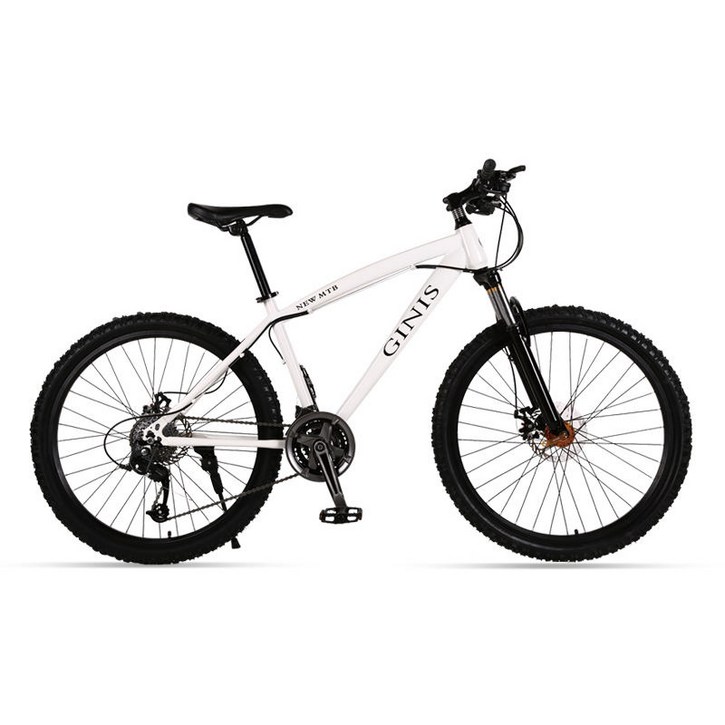2025년형 MTB 26인치 산악자전거, 더블 디스크 브레이크 일체형 자전거, 168cm, 1개, 화이트24속 2025년형 MTB 26인치 산악자전거, 더블 디스크 브레이크 일체형 자전거, 168cm, 1개, 화이트24속