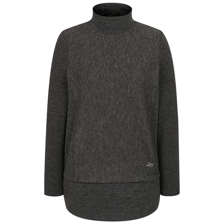 올포유 여성 조직감 롱기장 하이넥 티셔츠 ALTHLA221192