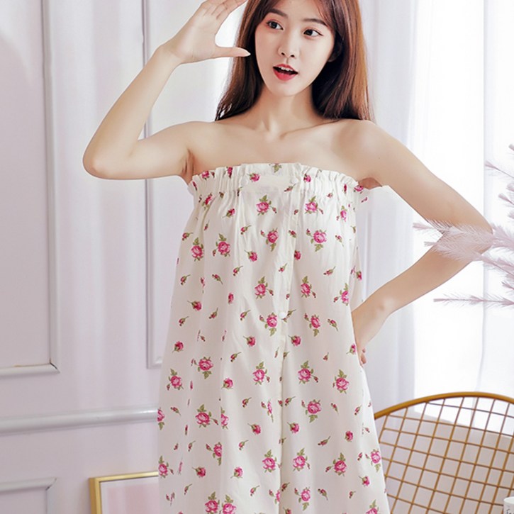 휘잇 여성 로브 골프 샤워 가운 라운지웨어, 화이트, 1개