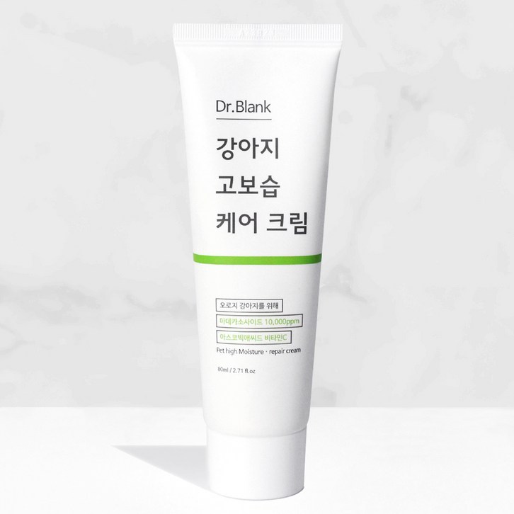 닥터블랭크 강아지 고보습 케어 크림 연고, 80ml, 1개 닥터블랭크 강아지 고보습 케어 크림 연고, 80ml, 1개