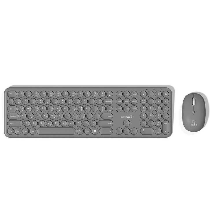 로이체 펜타그래프 무선 키보드 마우스 콤보 세트, 일반형, RMK-5600, Gray - 쇼핑뉴스