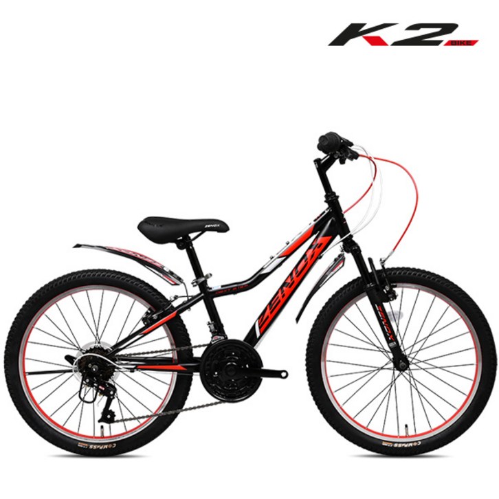 2025 케이투바이크 MTB 자전거 레이브SF 22인치 주니어 초등학생 21단 시마노 변속레버 미조립