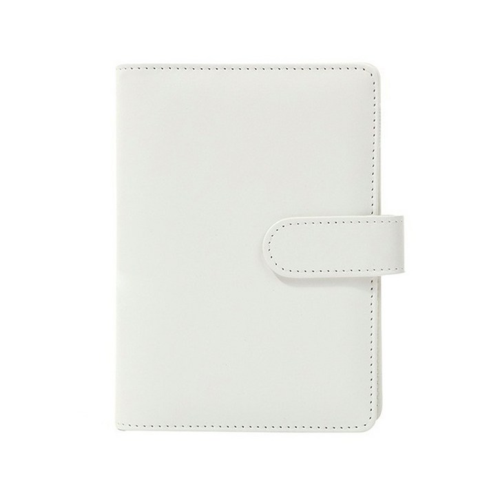 푸꾸푸꾸 마카롱 다이어리 6공 커버 A5, 화이트 A5