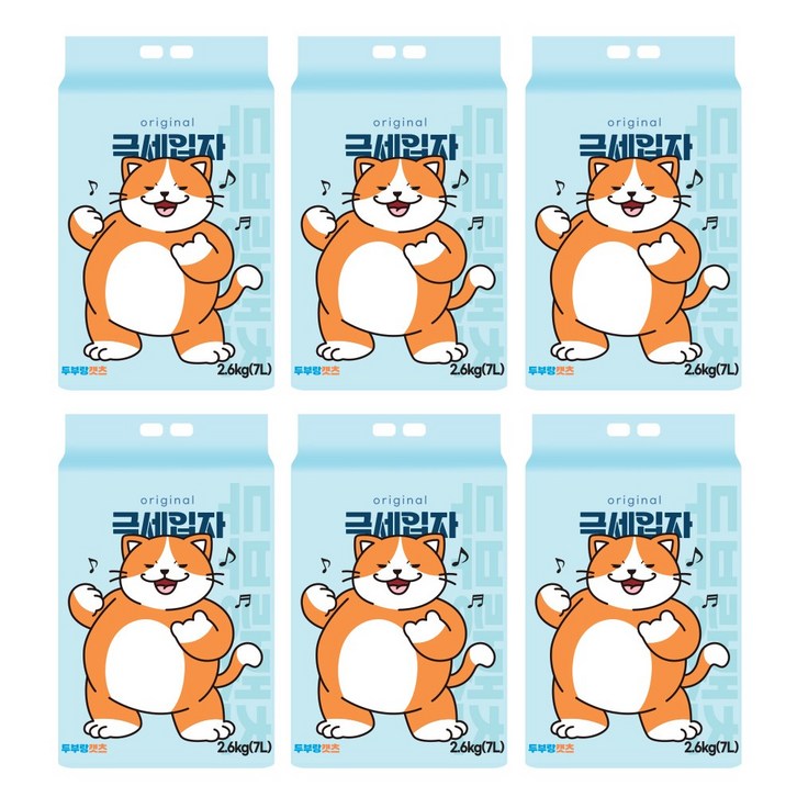 두부랑캣츠 극세입자 오리지날 2.6kg