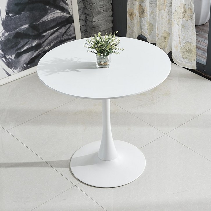 엄정화식탁 노르딕 부엌 원형 대리석 테이블