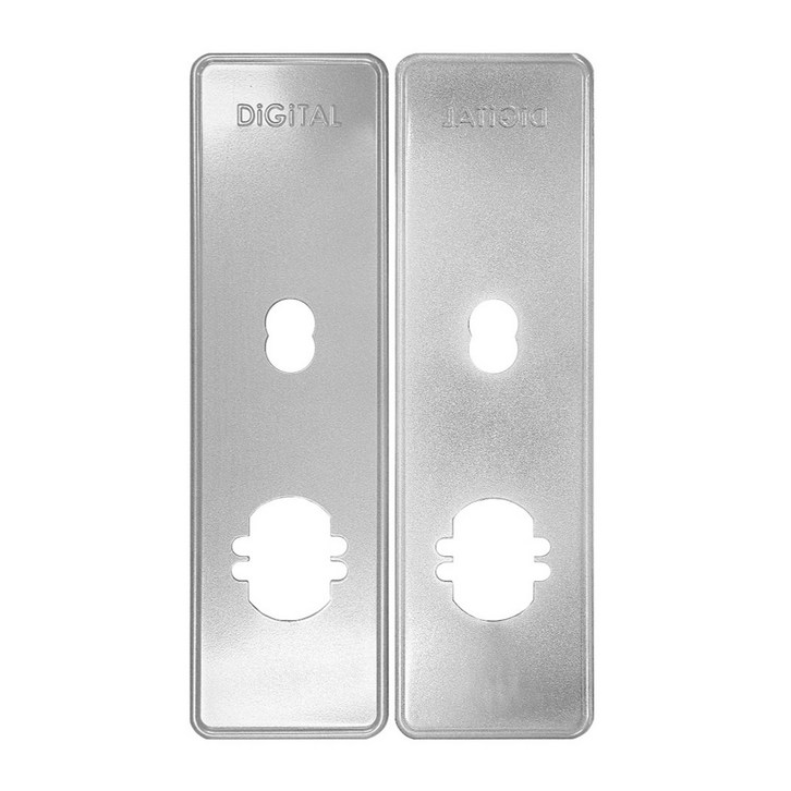 에버넷 디지털도어락 주키용 미니주키용 무타공주키형 통합 보강판 외부용  내부용 세트