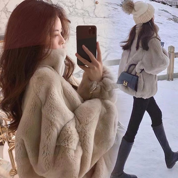 후드 램스울 뽀글이 코트 여 추동 루즈핏 기모 도톰한 하이넥 집업 맨투맨 후드 램스울 뽀글이 코트 여 추동 루즈핏 기모 도톰한 하이넥 집업 맨투맨