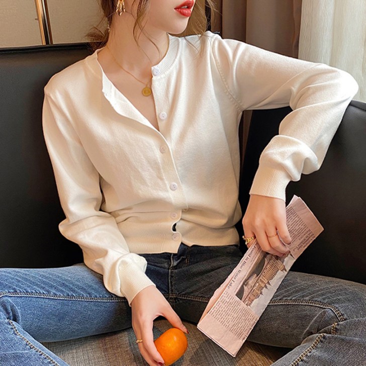 루나걸 여성용 아르뉴 니트 가디건 L24FC072211