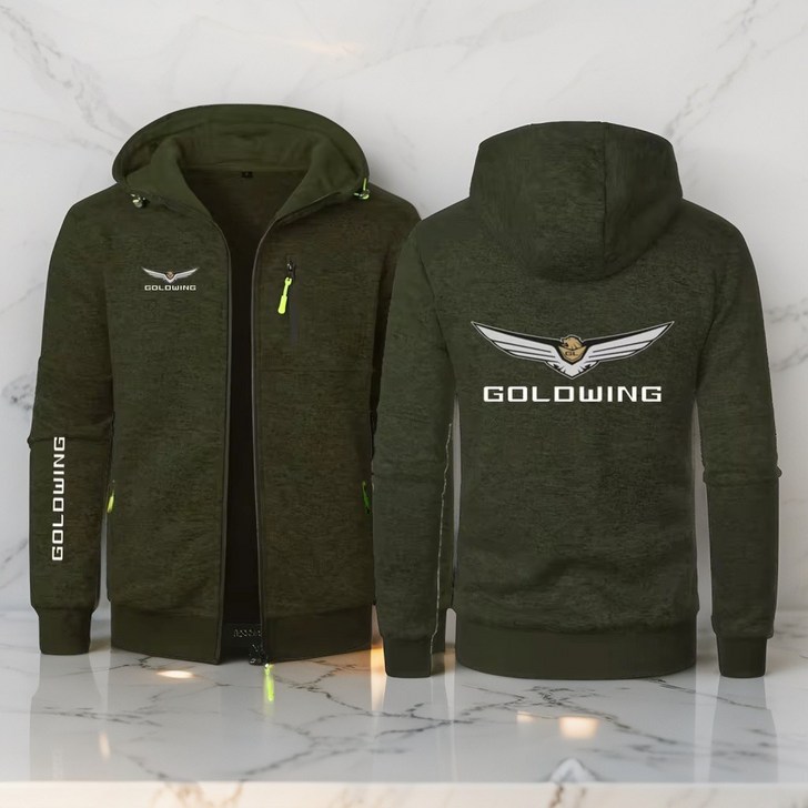 혼다 골드윙 후드 집업 티셔츠 GOLDWING 오토바이 지퍼 후드티