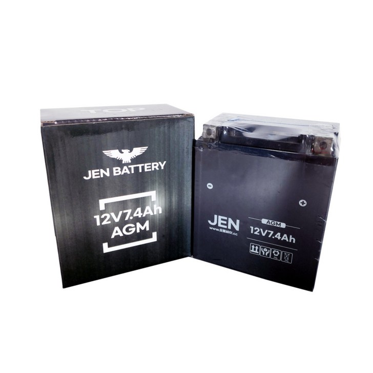 PCX배터리 21년형 pcx125배터리 XMAX 베스파 스텔라125 벤리110 12V7.4Ah 젠배터리 AGM, 1개