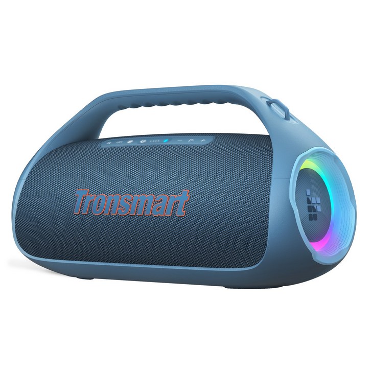 Tronsmart Bang 2 휴대용 무선 블루투스 스피커 90W 캠핑용 LED IPX6방수 홈시어터 인테리어 야외 파티 26시간재생 보조배터리기능, 블루