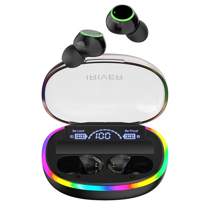 아이리버 초경량 RGB 블루투스 5.3 무선 이어폰
