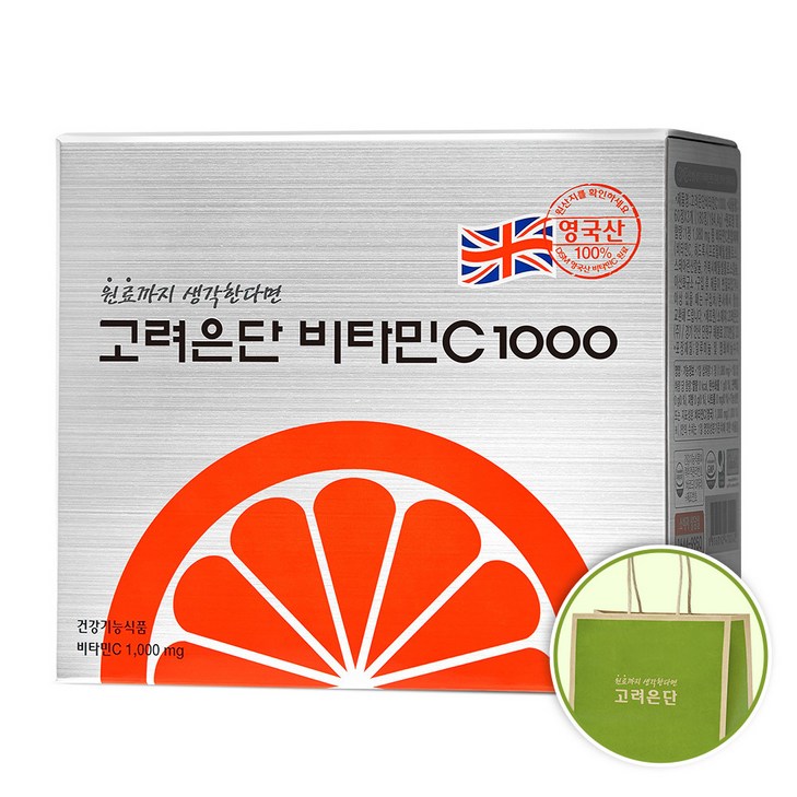 고려은단 비타민C 1000 쇼핑백, 180정, 1개