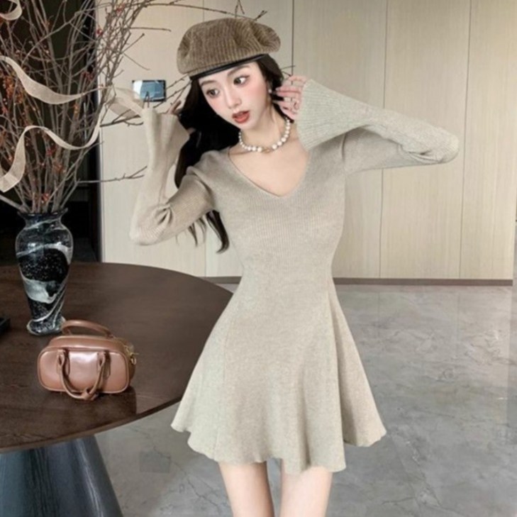 루나걸 여성용 비로프 니트 원피스 L25SPOPS121116