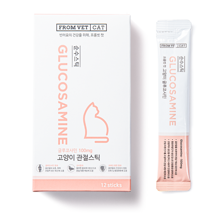 프롬벳 고양이 순수스틱 글루코사민 츄르 12g x 12p