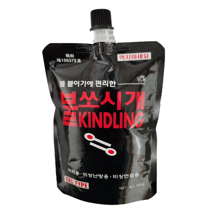 캠핑용 착화제 젤타입 불쏘시개 150g, 25개 - 쇼핑뉴스