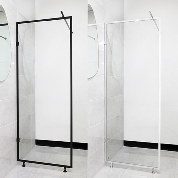 미러메이드 욕실 화장실 샤워 파티션 부스 강화 유리 셀프 욕실칸막이