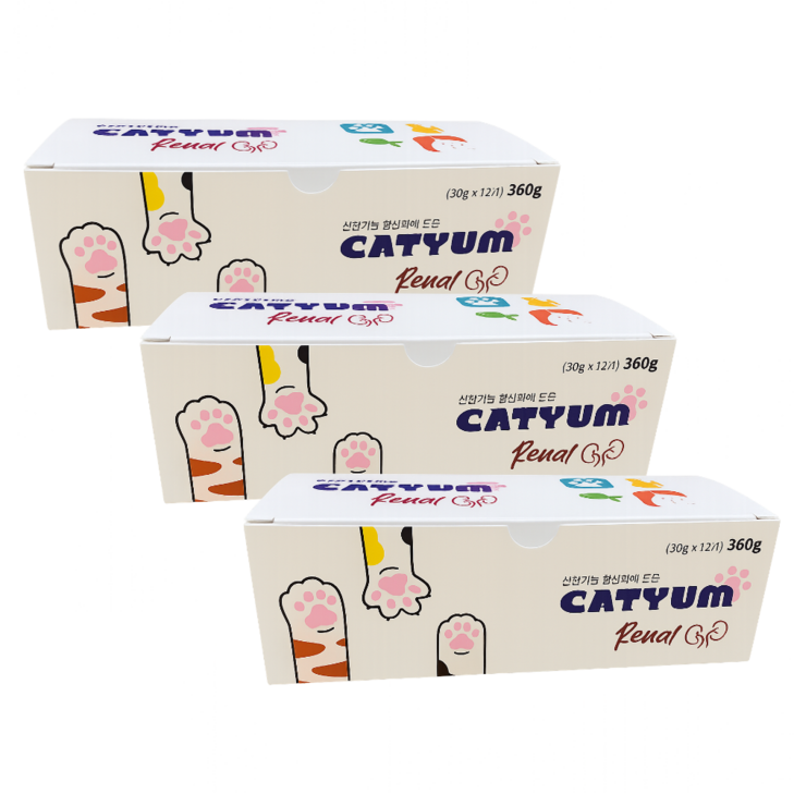 베러펫 레날 고양이캔 습식사료, 30g, 36개, 연어