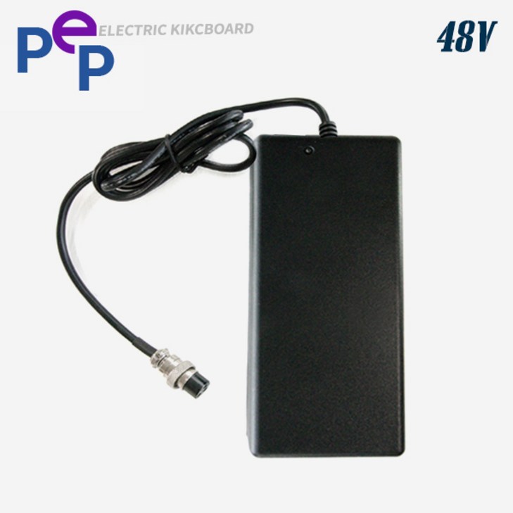 PEP 아이엠봇 전동킥보드 48V 충전기 IK800S 3P 항공단자 12mm 54.6V, 1개 PEP 아이엠봇 전동킥보드 48V 충전기 IK800S 3P 항공단자 12mm 54.6V, 1개