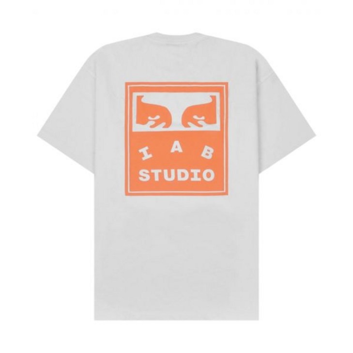 IAB Studio 아이앱 스튜디오 x 오베이 아이즈 아이콘 티셔츠 화이트