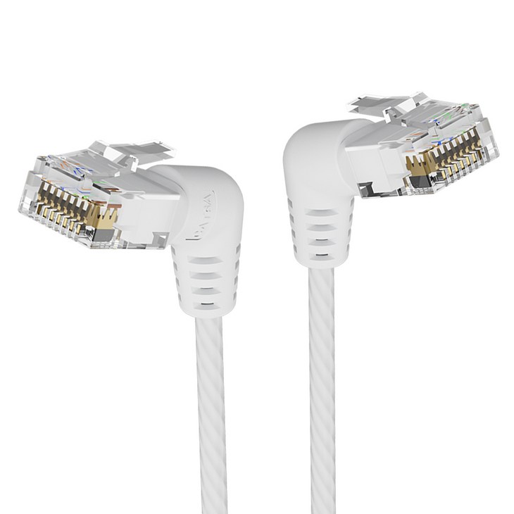 벤션 CAT6A UTP 360도 회전꺽임형 울트라슬림 초고속 기가 랜선 화이트, IBOW, 15m, 1개 벤션 CAT6A UTP 360도 회전꺽임형 울트라슬림 초고속 기가 랜선 화이트, IBOW, 15m, 1개