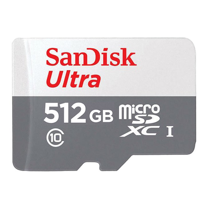 샌디스크코리아 공식인증정품  마이크로 SD카드 SDXC  ULTRA 울트라 QUNR 512GB