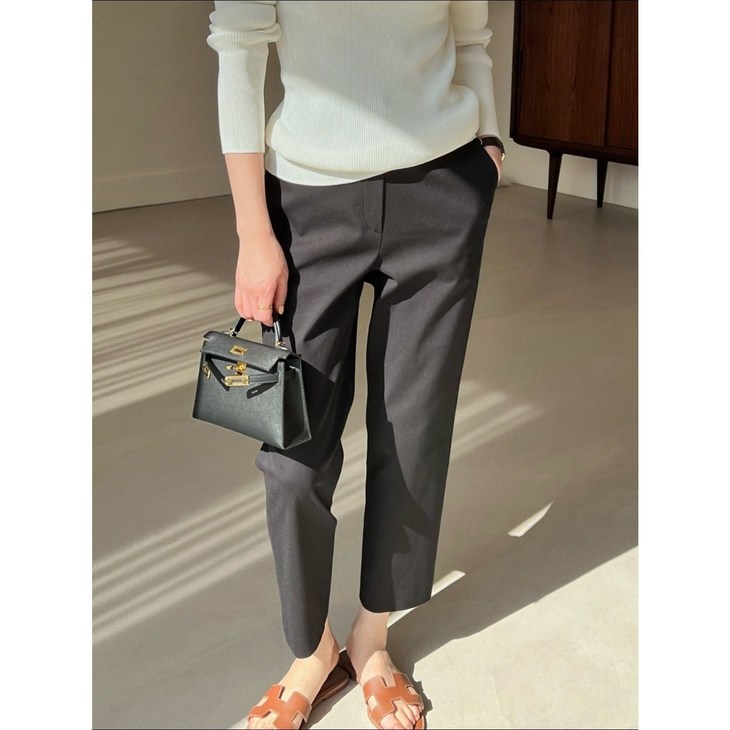 창고정리중 미듐2장 세일 보웬 슬림 8부 팬츠