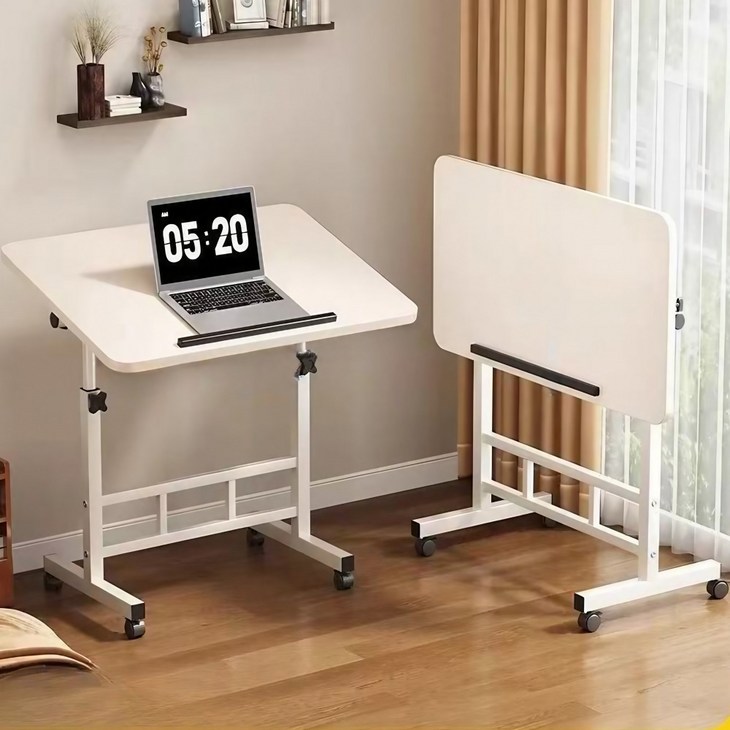 라온프리 각도조절 접이식 이동식 사이드테이블