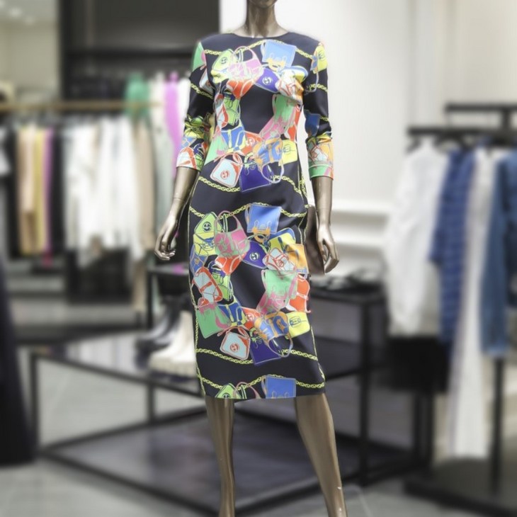 제시뉴욕 컬러패턴 슬림원피스 ME2NROP1180