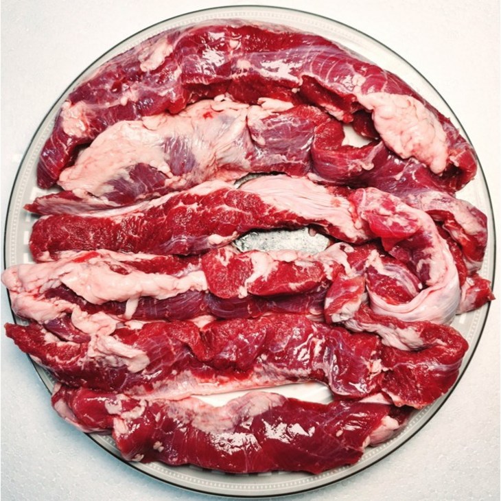 행복미트 돼지 갈매기살 단막 원육 구이 볶음용 추천 당일발송, 2개, 1kg