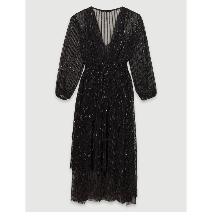 24FW 마쥬 팔레트 스팽글 롱드레스  Sequin maxi dress MFPRO03919_2517 관부가세포함가격