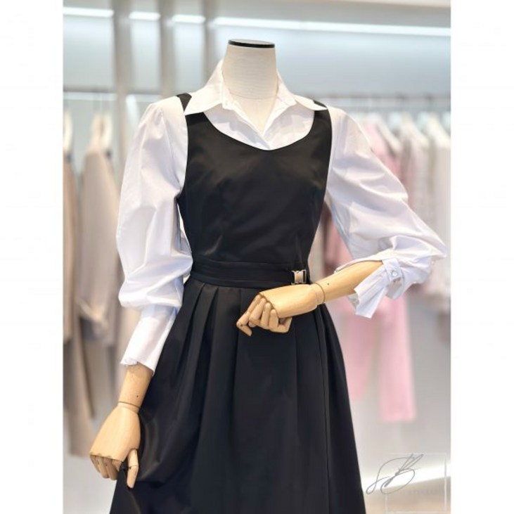잇미샤 볼륨 슬리브 셔츠블라우스 ITO2YBL750 잇미샤 볼륨 슬리브 셔츠블라우스 ITO2YBL750