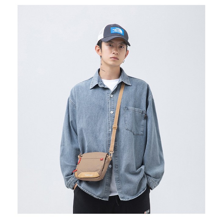 유루 남녀공용 클래식 데님 셔츠 J3592 유루 남녀공용 클래식 데님 셔츠 J3592