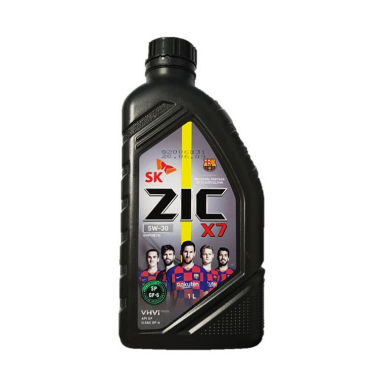 ZIC X7 5W30 SP 1L 가솔린 엔진오일, 5w30, 1개, 지크 X7 5W301L