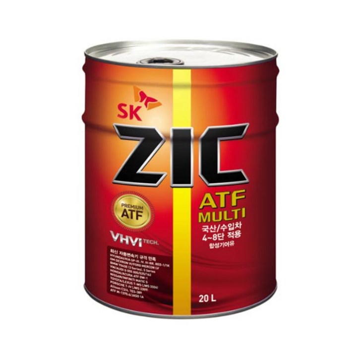 ZIC ATF MULTI 20L 자동미션오일 미션오일