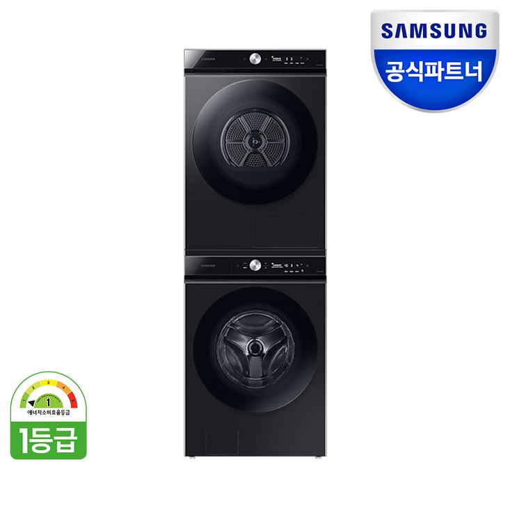 삼성전자 비스포크 그랑데 AI 세트 WF24A9500KVDV17A9720BV 세탁기24kg건조기17kg